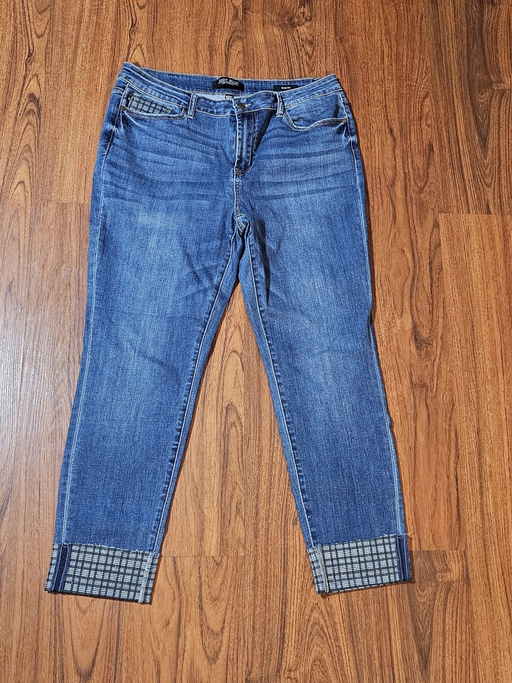 Classic Judy Blue Jeans with Cuff Detail